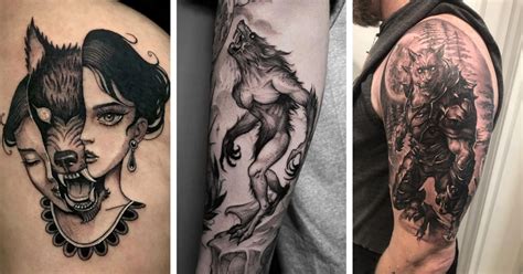 werewolf tattoo|wolf tattoo meaning on girls.